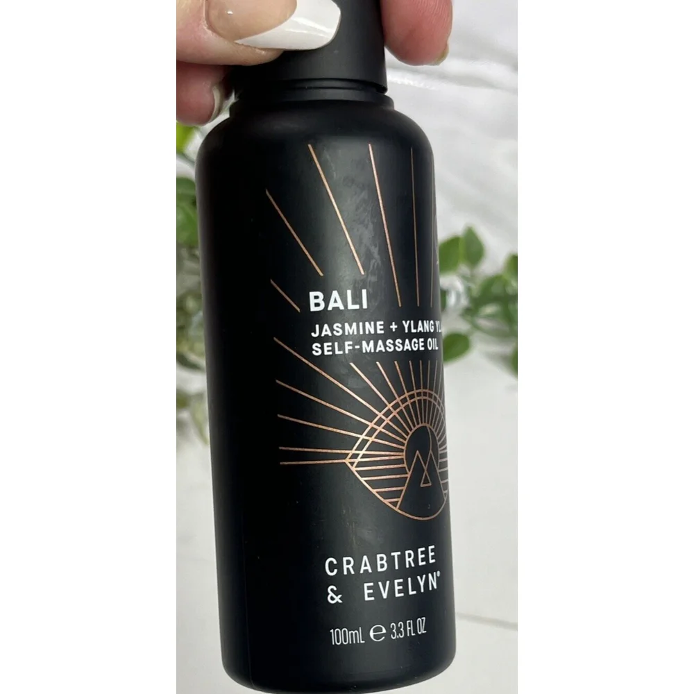 Crabtree & Evelyn BALI Jasmine +Ylang Ylang Self-Massage Oil 3.3 fl oz Set of 4‎
